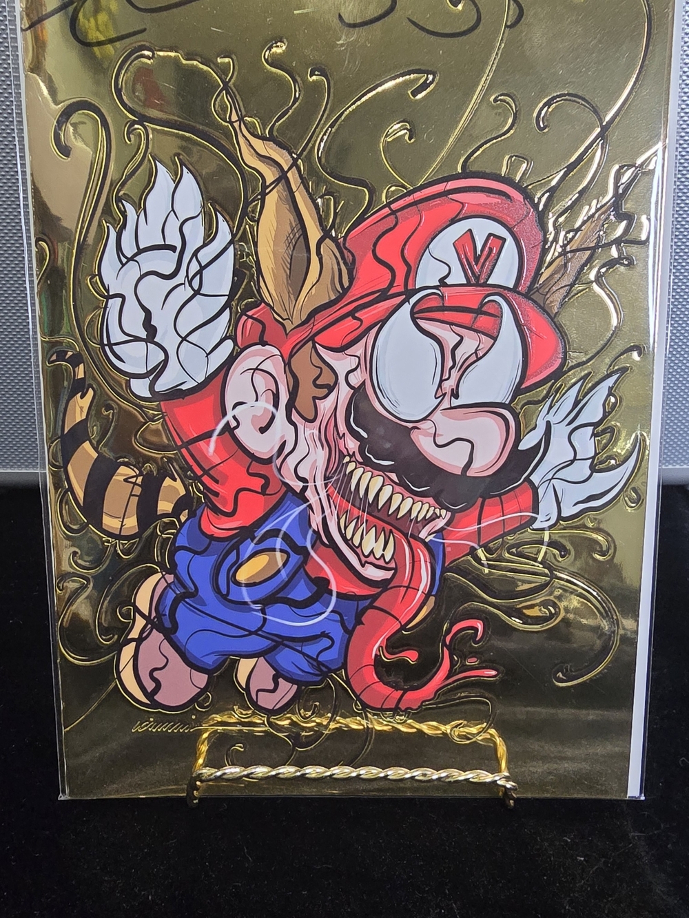 Gold Foil-Venomized Mario Gorkem Demir Cover-2026 Terrificon Exclusive